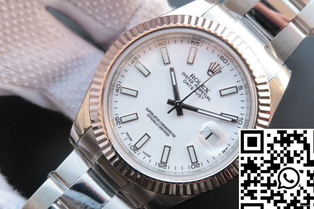 Datejust EW White Factory Rolex M126334-0009 Dial 0311